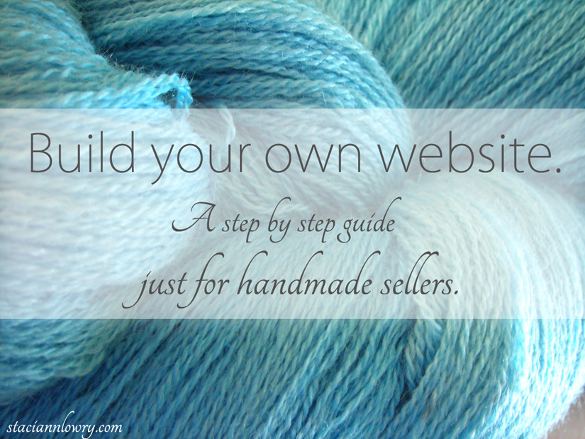 build your own website | a guide for Etsy sellers.